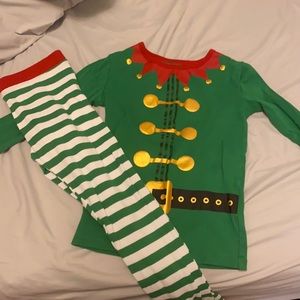 Kids elf pjs